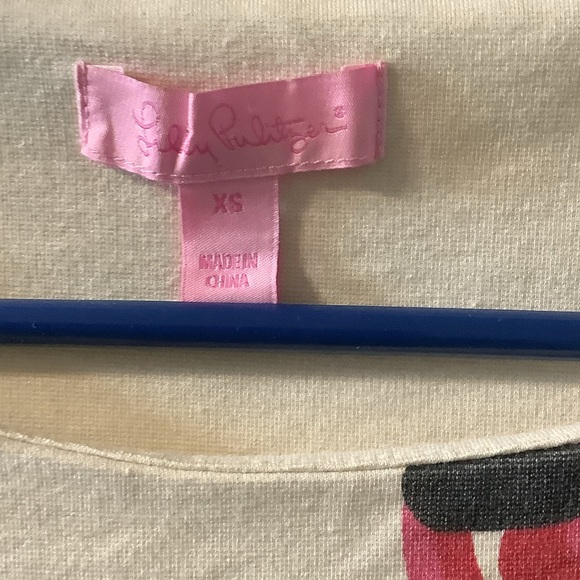 Lilly‎ Pulitzer Cream and Red sleeveless Dress - Picture 2 of 6